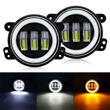 2x E-Geprüft 4" LED Runde