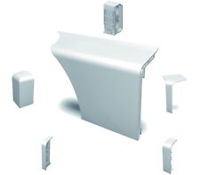 Simplex Sockelleiste N 2m Weiß Fußbodenleisten Heizungsrohrverkleidung Flamco