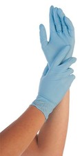 HYGOSTAR SAFE LIGHT Nitril Handschuhe Gr. L Blau 500 Stück Puderfrei & Reißfest
