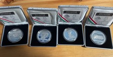 4x 1oz Mexiko Silbermünze Präcolumbianische Veracruz Serie 1993 PP kein Libertad