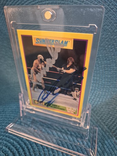 Wwe wwf autographed signed - wwe/wwf,