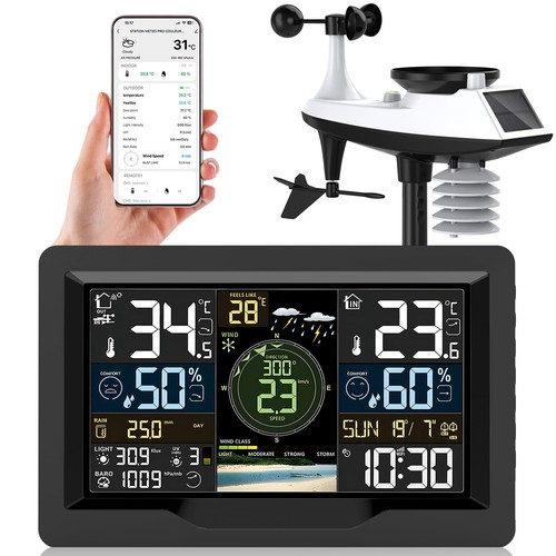 Wlan wetterstation mit - wlan,