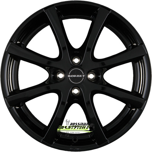 Borbet lv4 black glossy - black, 5.5x14