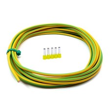 Erdungskabel 6mm² - Grün/Gelb - H07V-K - Erdungsleitung Aderleitung feindrähtig