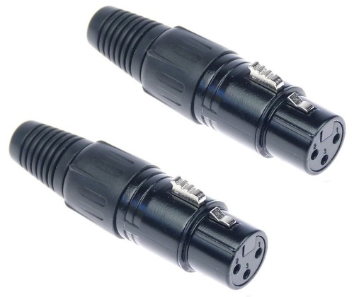 Pol xlr kupplung schwarz - 2, x