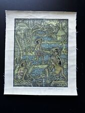 Gemälde Bild Ubud Bali Indonesien tropischer Regenwald Fluss Dorf