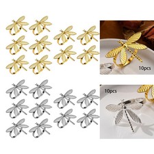 10x Libelle Serviettenringe