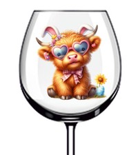 12x Ostern Hochland Kuh Hase