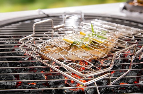 Edelstahl fischhalter grillen - edelstahl,