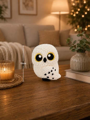Gedruckte schneeeule - 3d-gedruckte,