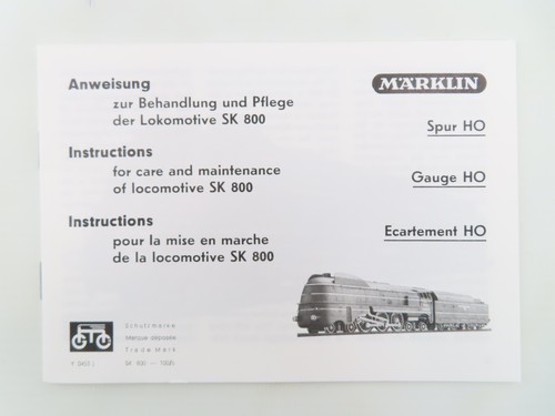 Marklin 800 steamer replica - marklin,