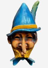Venezianische Maske Pinocchio deko 60 Jahre alt handgefertigt in Burano/Italien