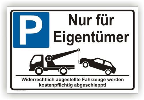 Schild nur für eigentümer - schild-nur, eigentümer-
