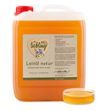 Leinöl-Holzschutz natur 5 Liter  natürlicher Holzschutz, Holzlasur, Holzfarbe