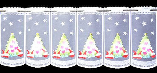 Weihnachtsgardine wichtel - weihnachtsgardine,