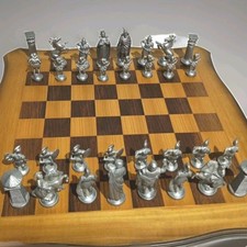 Zinn schach römer barbaren - schach,