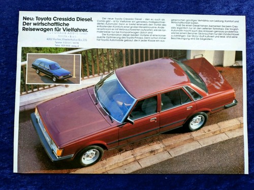 Toyota cressida diesel - toyota,