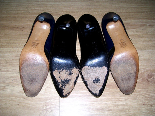 Lack leder pumps 10cm - leder,