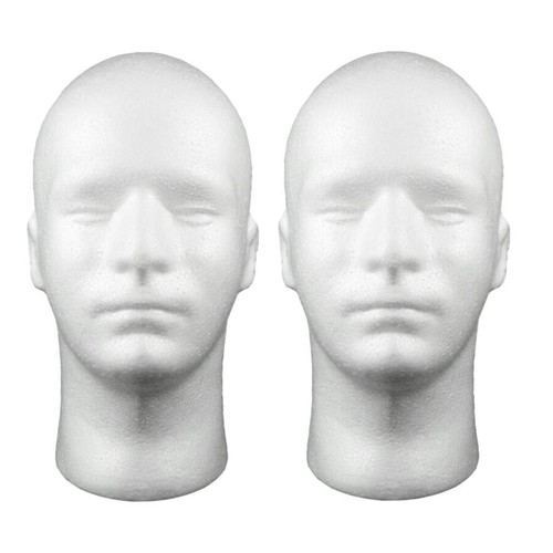 White salon mannequin - 2x,
