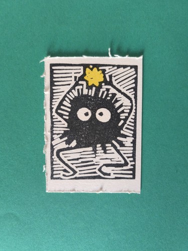 Totoro aceo original artwork - aceo,