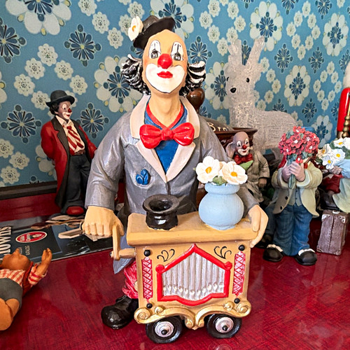 Clown dekofigur mit - clown,