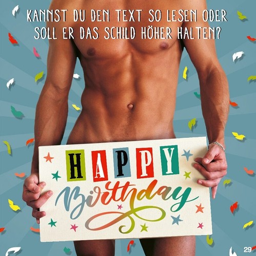 Sexy glückwunschkarte zum - sexy,