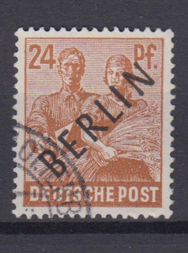 Berlin schwarzaufdruck pf - 9,