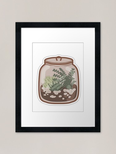Terrarium kunst gerahmter - kunst,