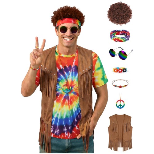 Hippie kostüm 60er 70er jahre - kostüm,