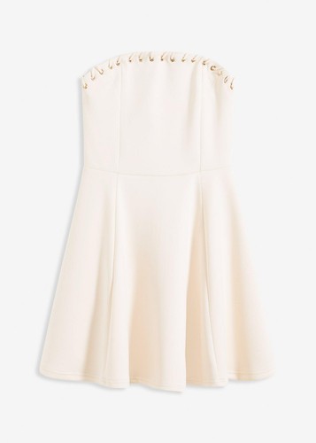 Minikleid mit kettendetail - minikleid,