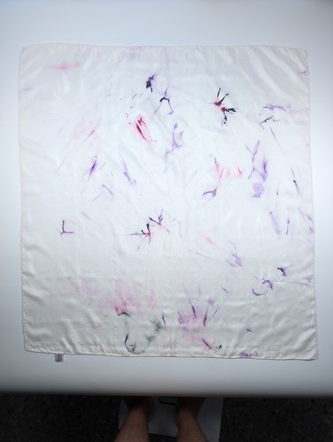 Schal reine seide shibori - reine,