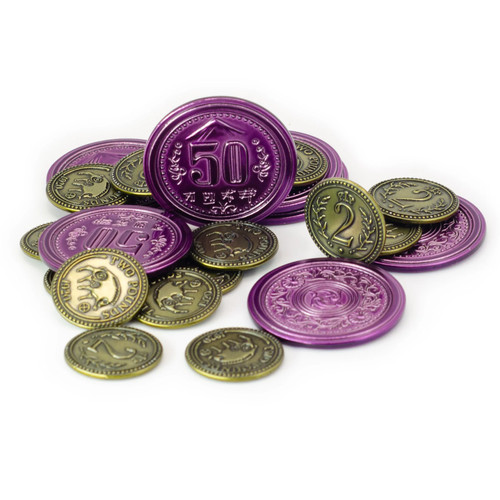Metal coins set für scythe - set, &