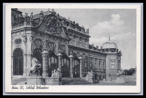 Ansichtskarte wien schloss - wien,