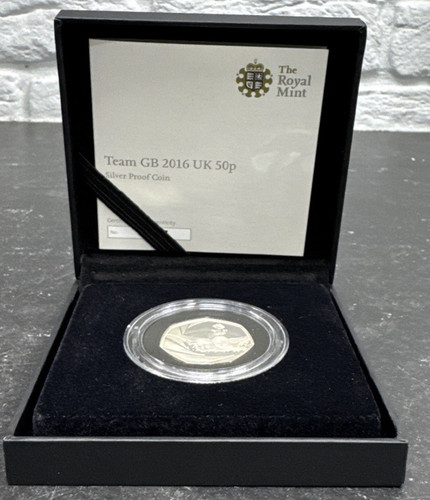 Silbermünze 50p royal mint - silbermünze,