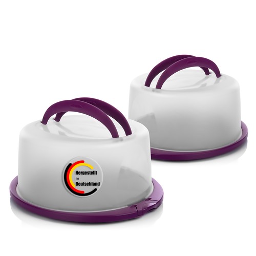 Kuchen transportbox - 2x,