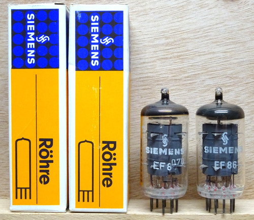 Pair siemens ef86 rft made - siemens,