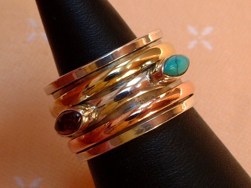 Designer drehring amethyst - designer,