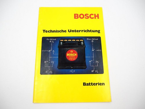 Bosch technische unterrichtung - technische,