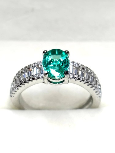Verstellbarer ring mit grünem - verstellbarer,