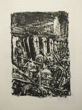 Bernhard heisig lithografie - bernhard, heisig,