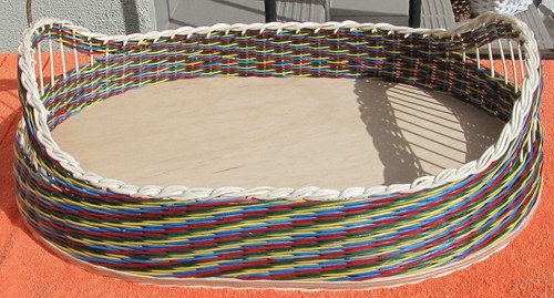 Serviertablett mit griffe - serviertablett,