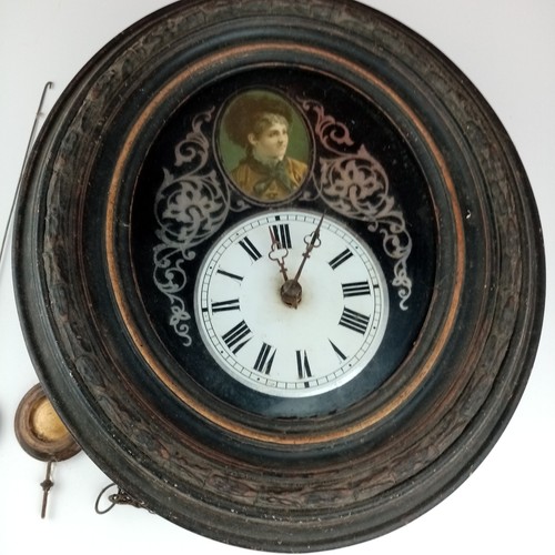 Antike biedermeier wanduhr - biedermeier,