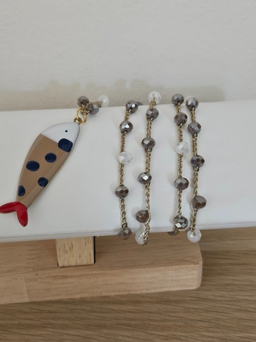 Lange halskette mit - lange,