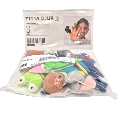 Ikea titta djur - ikea, fingerpuppe