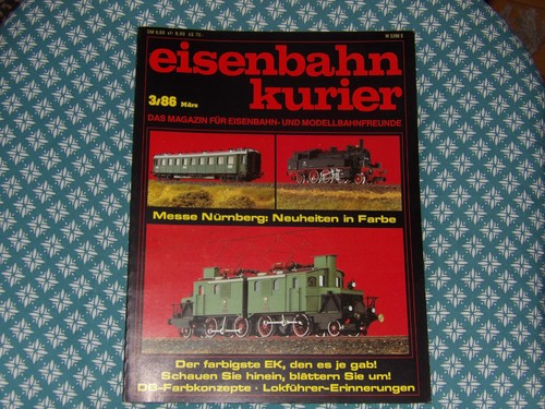 Eisenbahn kurier 1986 neue - 3/1986,