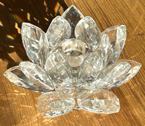 Swarovski kerzenhalter seerose - swarovski,