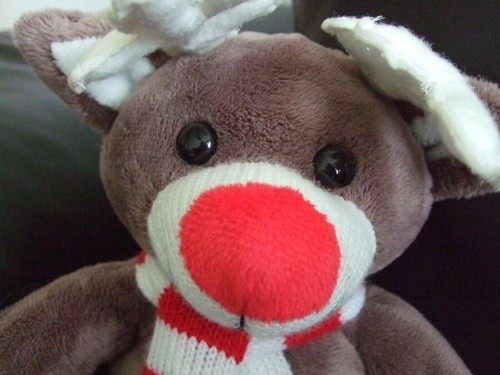 Stofftier weihnachten elch - stofftier, >>