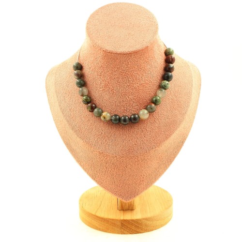 Bijoux collier jaspe sang - collier, de