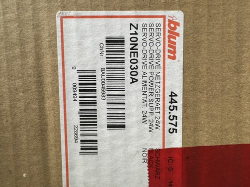 Blum z10ne030a servo drive - blum,