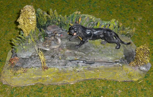 Schwarzer panther kobra - schwarzer,